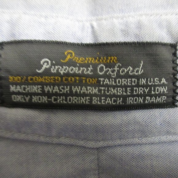 Vintage 80’s Premium Pinpoint Oxford Donberry & Keats Button Down Long Sl Shirt - Picture 5 of 7